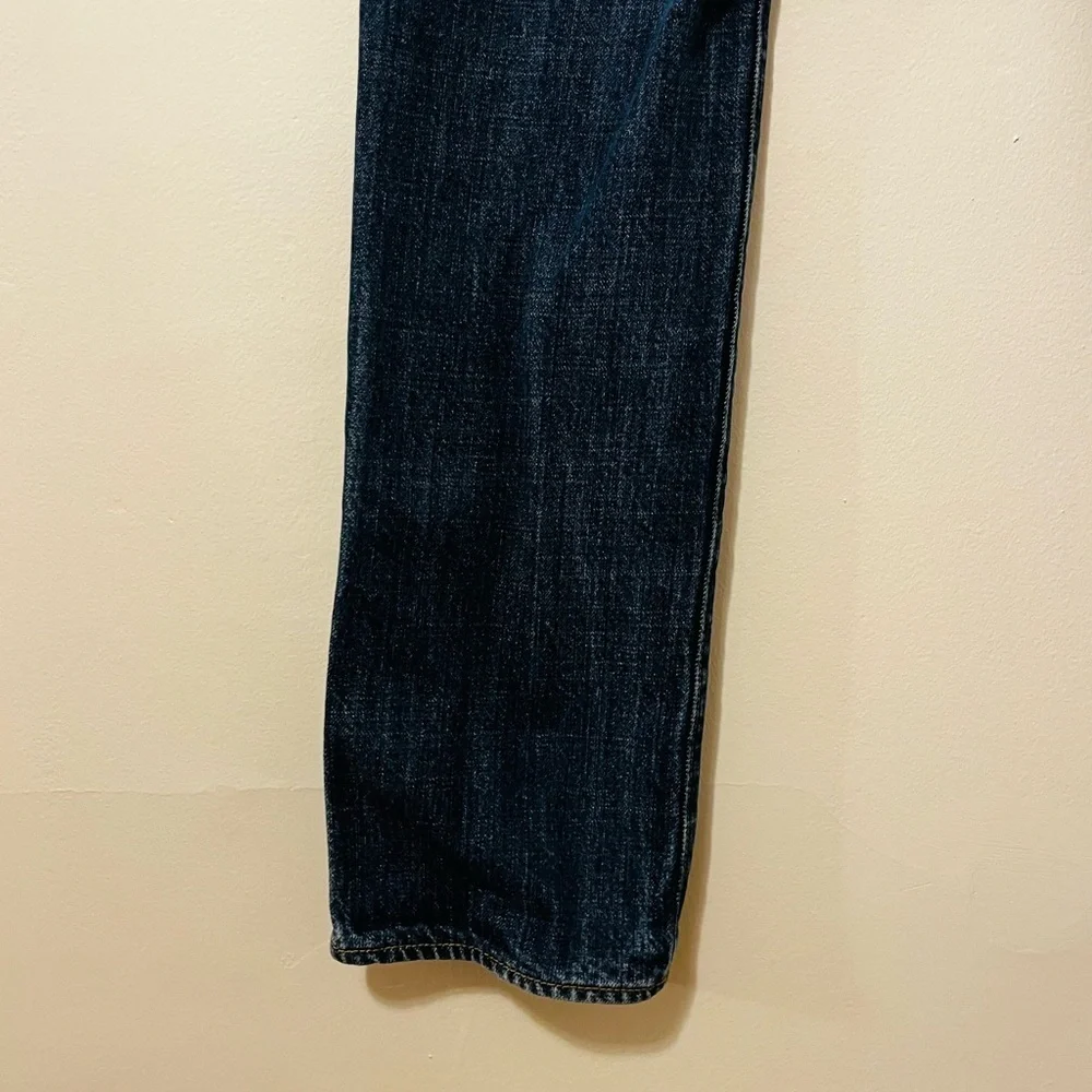 GAP Kids Youth Boys 14 Straight Leg Jeans Dark Wash Denim Adjustable Waist EUC